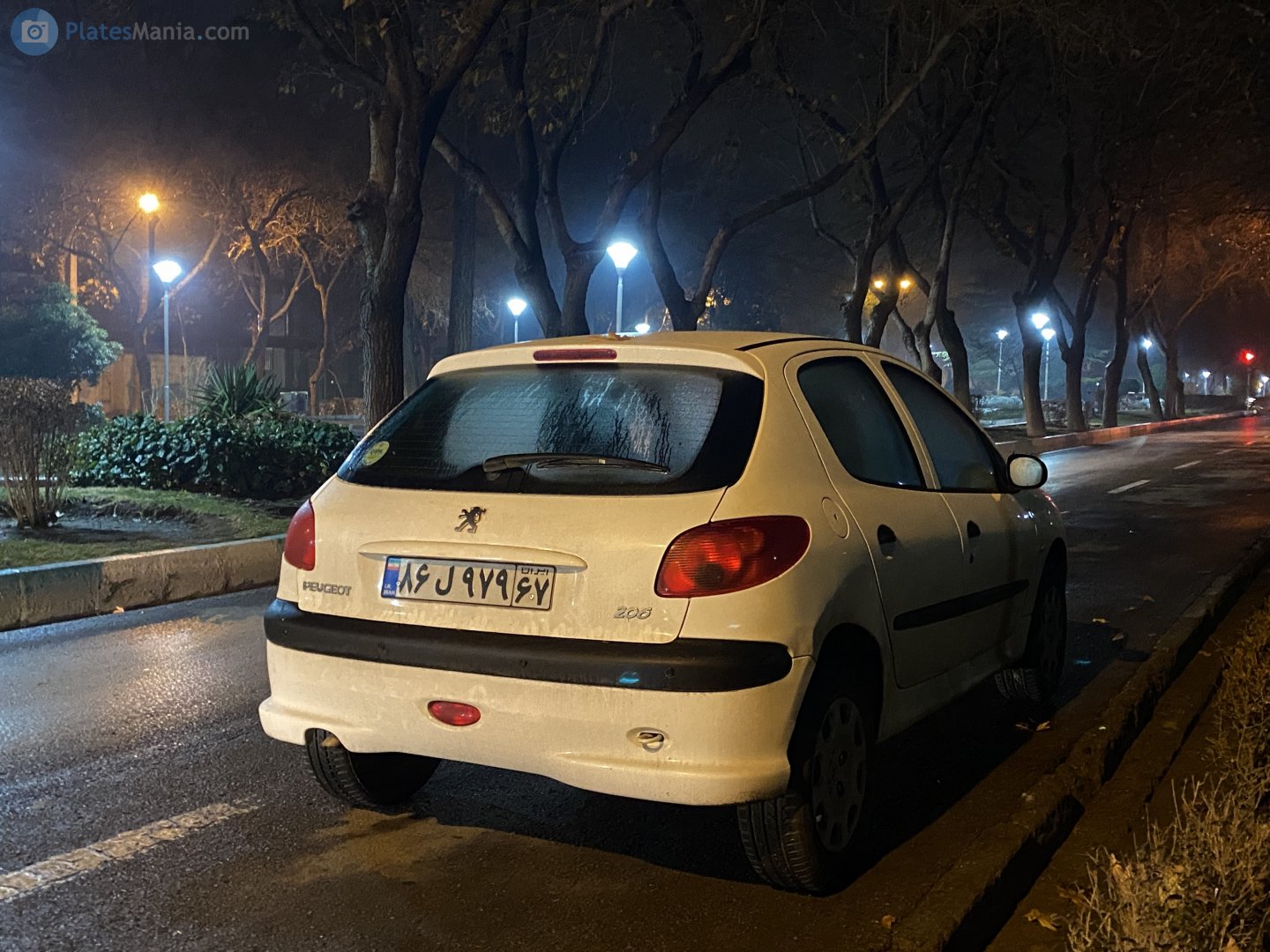 ۸۶ل۹۷۹ ۶۷, Peugeot 206 1st gen 5-door Hatch (T11), 1998–2009 (–2012 for IR-market)