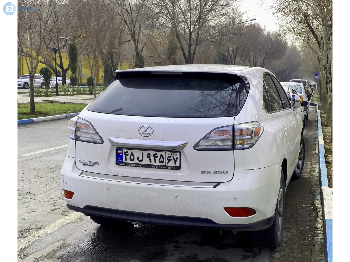 ۴۵ل۹۴۵ ۶۷, Lexus RX 3rd gen (AL10), 2008–2012