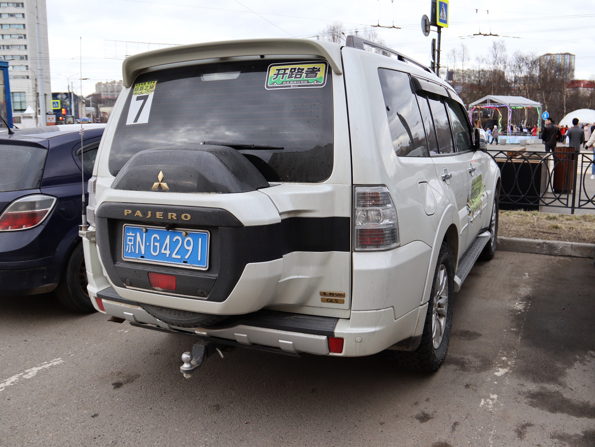 京N·G4291, Mitsubishi Pajero 4th gen 5-door SUV (V90/NS/NT/NW/NX), 2006–2021