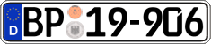 German license plate, Authorities and federal agencies