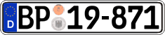 German license plate, Authorities and federal agencies