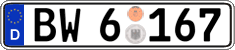 German license plate, Authorities and federal agencies