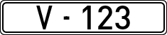 License plates of Spain, 1900 year series