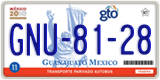 Guanajuato, Cars (AAA-00-00)