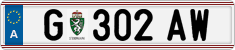 License plate of Austria, Regular plates