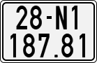 License plate of Vietnam, Motorcycles