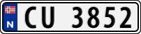 License plate of Norway, Trailers, motorcycles, special vehicles