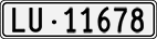 License plate of Switzerland, Cars