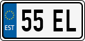 License plate of Estonia, Motorcycles