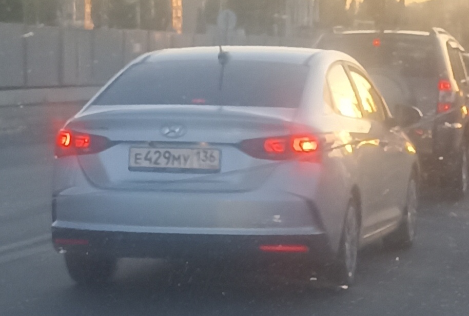 е 429 му 136, Hyundai Solaris 2nd gen (HCR), facelift, 2020–2022 (Solaris HS for RU-market since 2024)