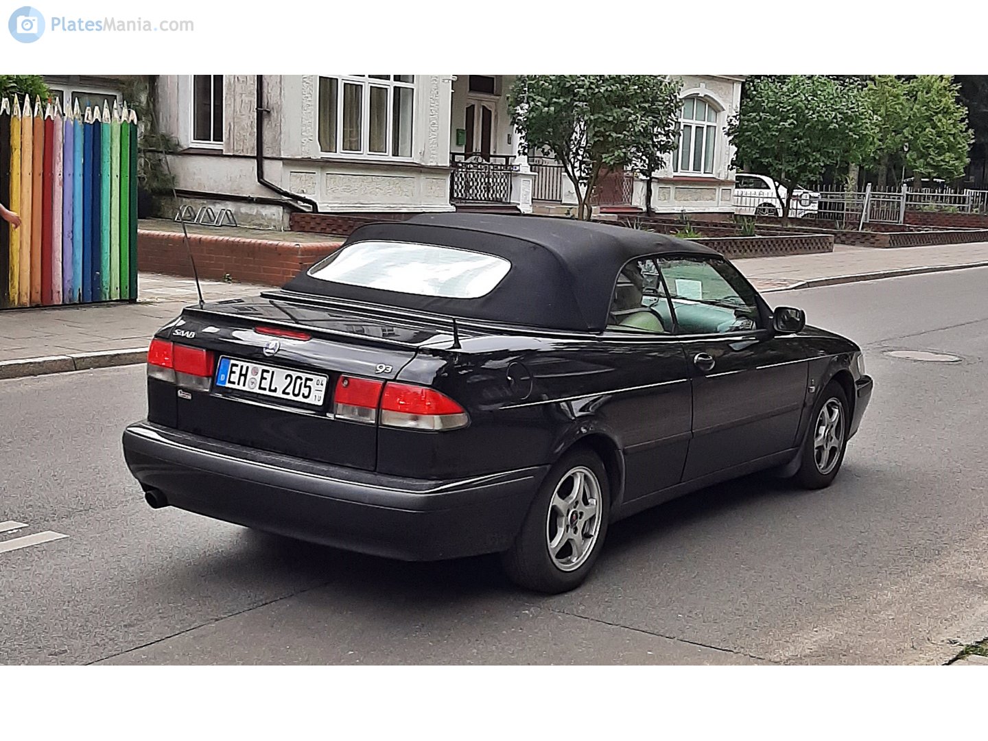 EH EL 205 (04/10), SAAB 9-3 1st gen Convertible (YS3D), 1998–2003