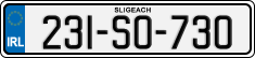License plate of Ireland, Regular plates