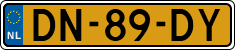 License plate of the Netherlands, Cars