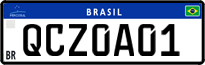 License plate of Brazil, Private owners (Mercosul)