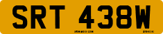 License plate of the United Kingdom, 1963 year system
