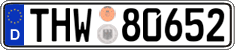 German license plate, Authorities and federal agencies