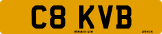 License plate of the United Kingdom, 1983 year system