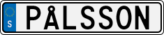 License plate of Sweden, Vanity Plates