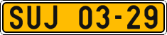 License plate of the Czech Republic, Commercial vehicles (1960)