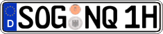 German license plate, Plates for oldtimers (type 