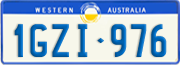 Western Australia, Regular plates