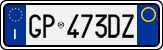License plate of Italy, Cars (1994 year series)