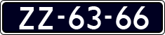 License plate of the Netherlands, Except vehicles / Oldtimers