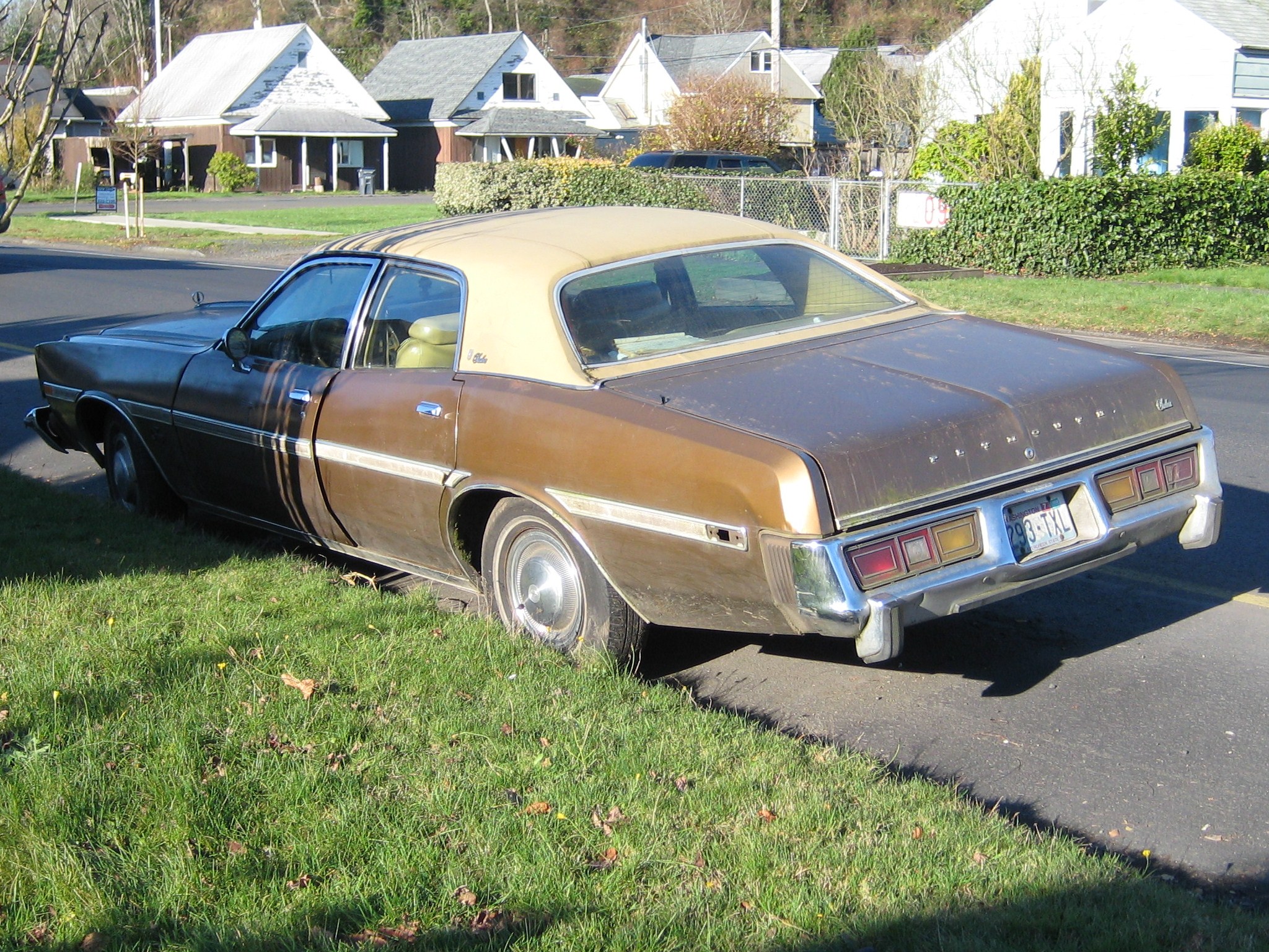 293-TXL, Plymouth Fury 7th gen 1977/1978 4-door Sedan (41; B-body), facelift, 1976–1978