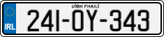 License plate of Ireland, Regular plates