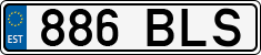 License plate of Estonia, Regular car plates