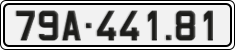 License plate of Vietnam, Cars