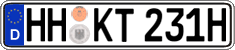 German license plate, Plates for oldtimers (type 