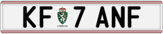 License plate of Austria, Regular plates
