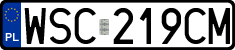 License plates of Poland, Regular car plates