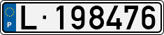 License plate of Portugal, Trailers