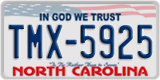 North Carolina, ABC-1234