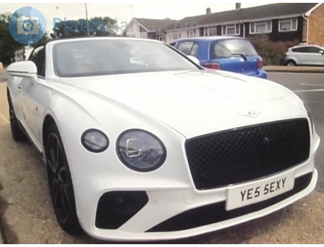YE55 EXY, Bentley Continental