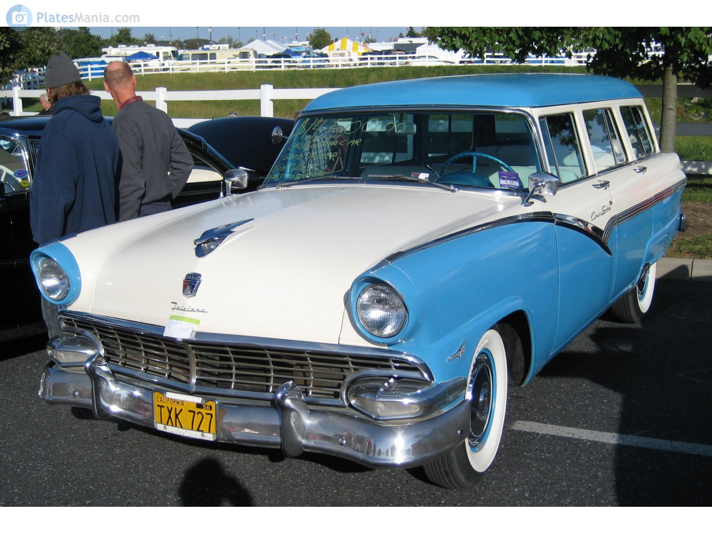 TXK 727, Ford Country Sedan 1st gen 1956 (79B/79D), 1st facelift, 1955–1956