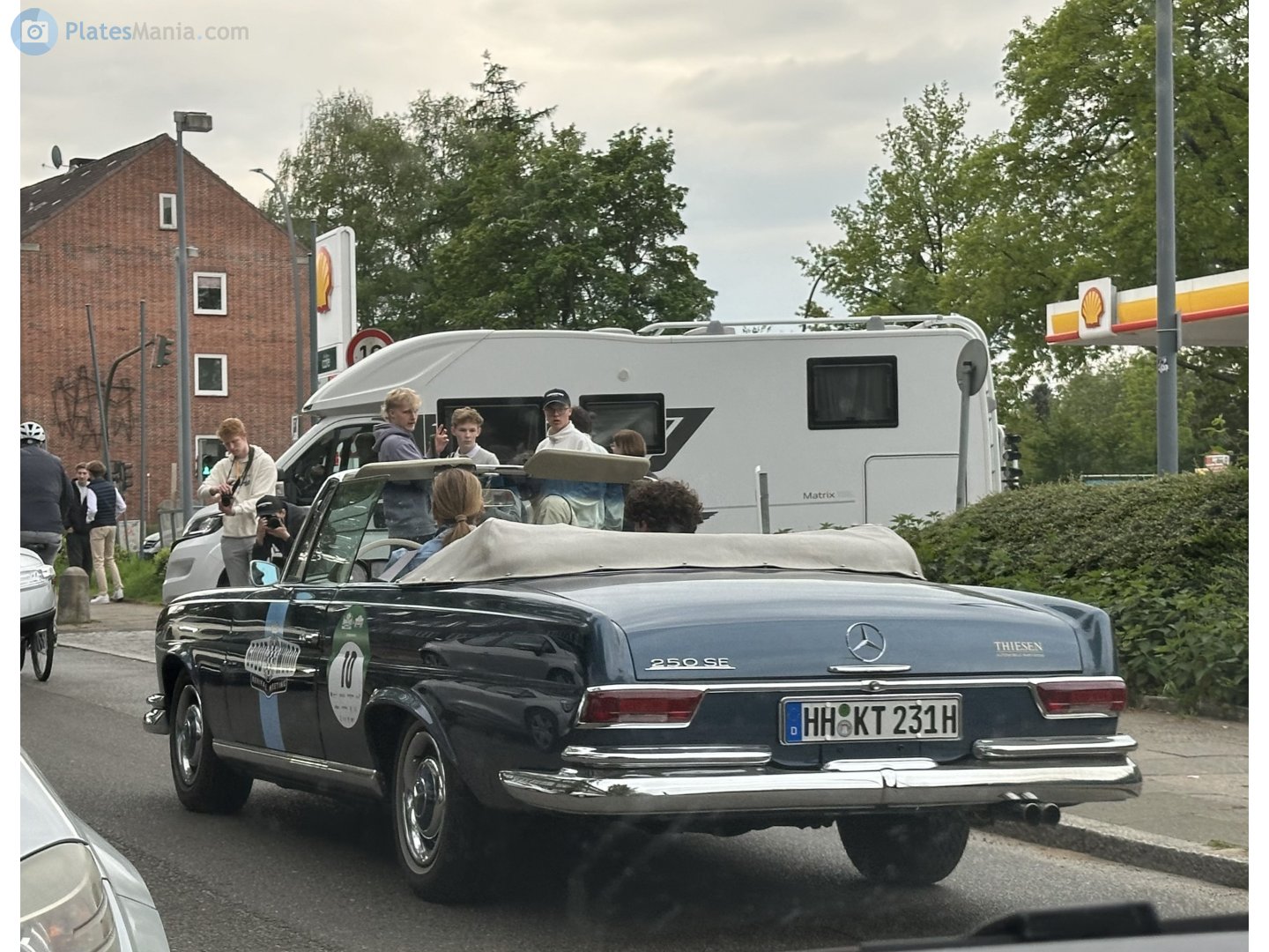 HH KT 231 H, Mercedes-Benz S-Klasse 1st gen Cabriolet (W111/W112), 1959–1971