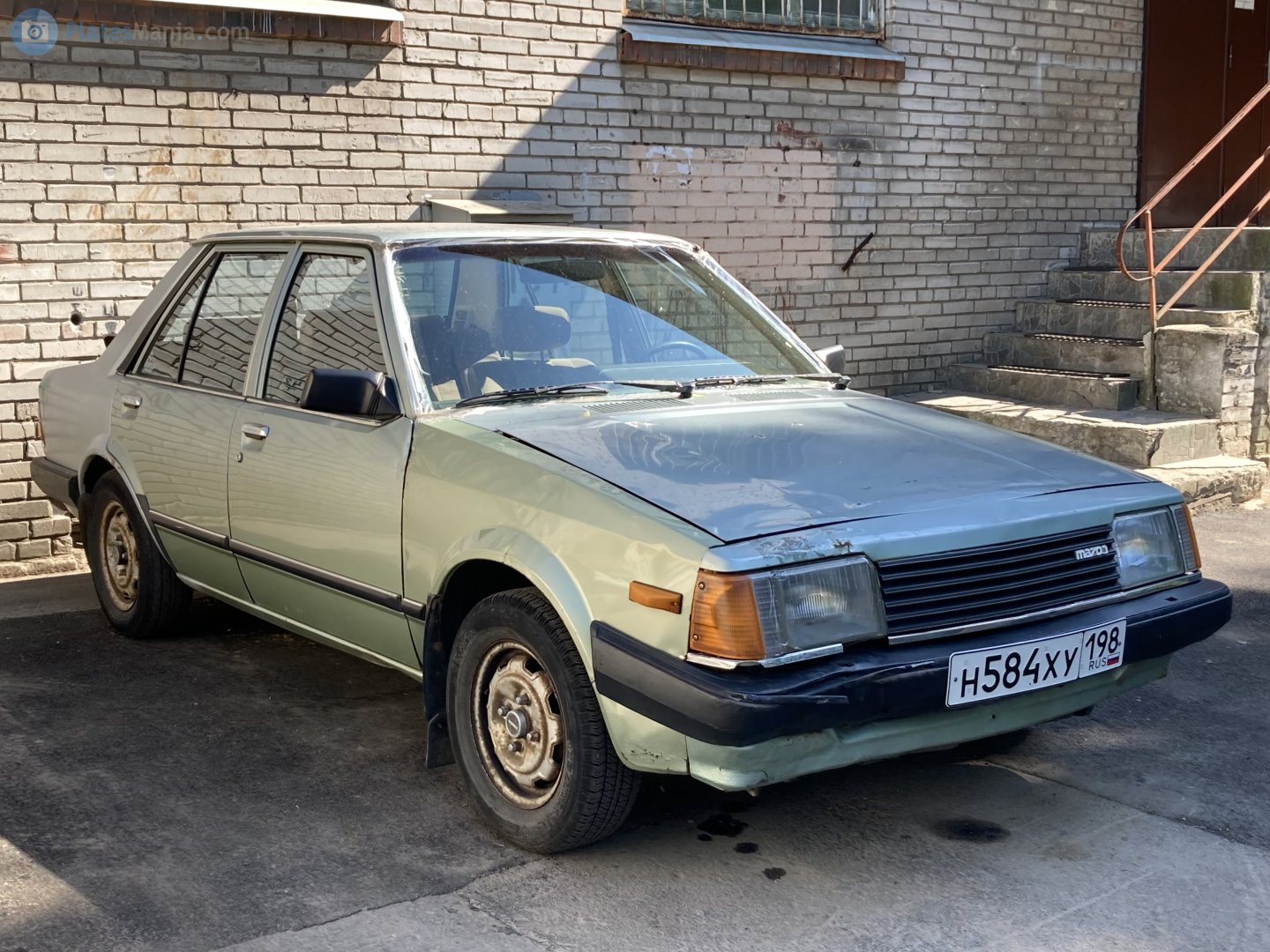 н 584 ху 198, Mazda 323 2nd gen Sedan (BD), 1980–1986