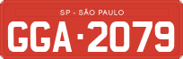 License plate of Brazil, Commercial vehicles (1990)
