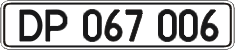 License plate Ukraine, Diplomatic