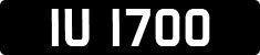 License plate of the United Kingdom, 1903 year system