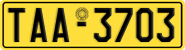 License plate of Greece, Taxi