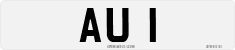 License plate of the United Kingdom, 1903 year system