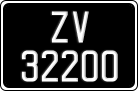 License plate of Ireland, Oldtimers