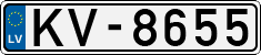 License plate of Latvia, Regular car plates