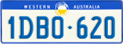 Western Australia, Regular plates