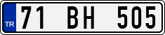 License plate of Turkey, Regular plates