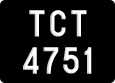License plate of Malaysia, A(BC) 1(234)
